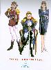 Treize Kushranada & Lady Une & Colonel Une